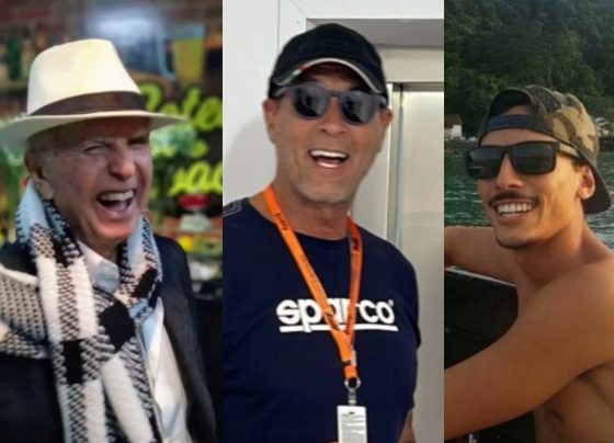 Montagem com três fotos de homens - Metrópoles