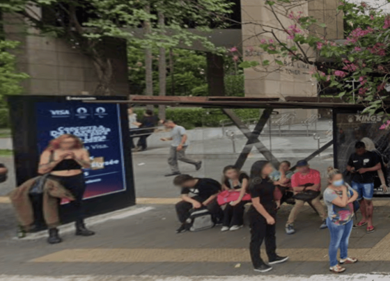 pontos ônibus painéis digitais