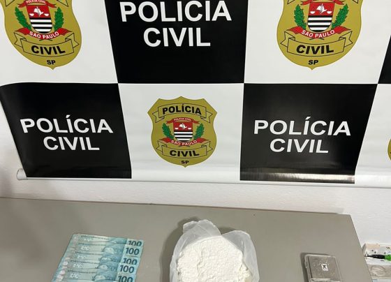 Operação integrada entre Polícia Civil, PM e GCM prende suspeito de tráfico (Foto: O Diário de Barretos)