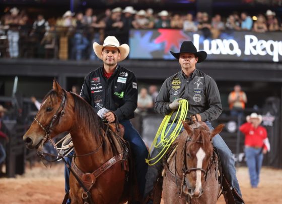 Uma competição que voltou a acontecer na Festa do Peão de Barretos após 20 anos é a prova do Team Roping