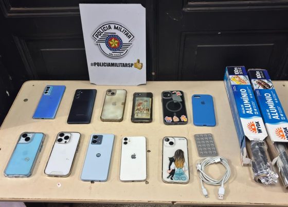 Casal é preso em Bebedouro por receptação de celulares furtados na Festa do Peão (Foto: O Diário de Barretos)