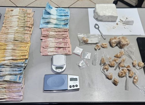 Polícia Militar checa denúncia e prende dois na prática de tráfico de drogas (Foto: O Diário de Barretos)