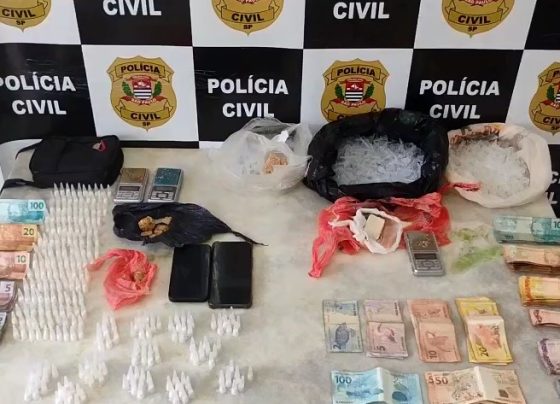 Polícia Civil detém quatro durante ação de combate ao tráfico no Luís Spina (Foto: O Diário de Barretos)