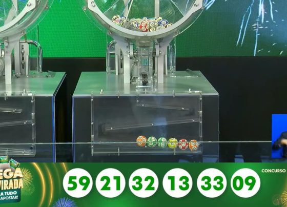 Caixa sorteia as seis dezenas da Mega da Virada