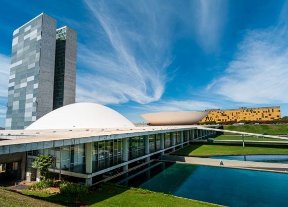 Fachada da Congresso Nacional em Brasília