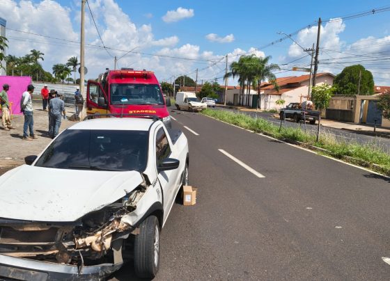 Bombeiros são acionados para acidente na Roberto Rios (Foto: O Diário de Barretos)